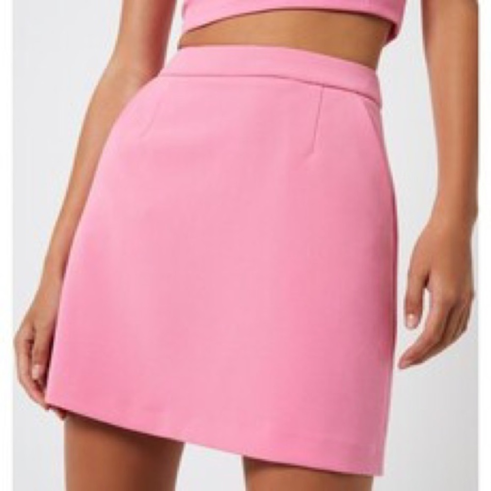 NWT French Connection Pink Mini Skirt US 2 - Picture 7 of 11